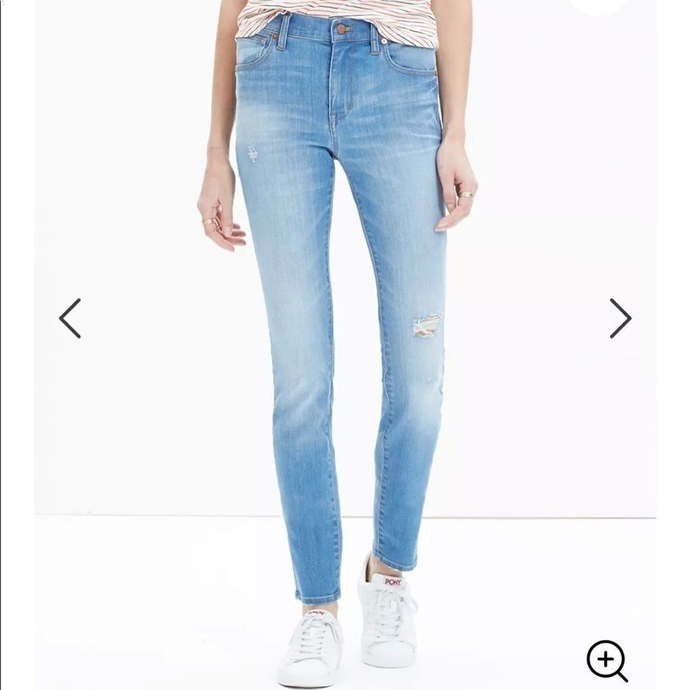 Madewell 9” High Rise Skinny Jeans